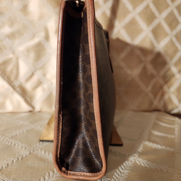 Authentic Celine Brown Macadam Canvas Clutch Bag - Picture 4 of 7